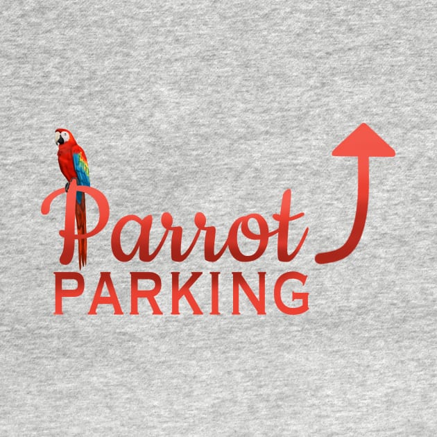 Parrot Parking - Scarlet Macaw by HappyWings